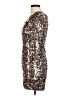 As U Wish Animal Print Silver Cocktail Dress Size M - photo 5