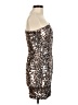 As U Wish Animal Print Silver Cocktail Dress Size M - photo 4