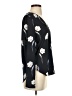 Ann Taylor 100% Polyester Black Long Sleeve Blouse Size XS - photo 4