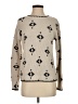 Nic + Zoe Houndstooth Tan Pullover Sweater Size S - photo 1