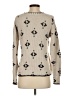 Nic + Zoe Houndstooth Tan Pullover Sweater Size S - photo 2