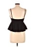 Zara 100% Polyester Black Sleeveless Blouse Size L - photo 2