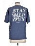 Shein Blue Short Sleeve T-Shirt Size L - photo 2