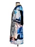 Clover Canyon Graphic Blue Cocktail Dress Size M - photo 5