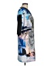 Clover Canyon Graphic Blue Cocktail Dress Size M - photo 4