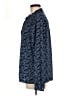 Gap 100% Polyester Paisley Blue Long Sleeve Blouse Size M - photo 5
