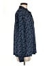 Gap 100% Polyester Paisley Blue Long Sleeve Blouse Size M - photo 4