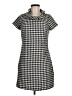 Camaieu Houndstooth Gray Casual Dress Size UK 12 / US 8 - photo 1
