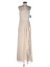 DB Studio 100% Polyester Solid Tan Cocktail Dress Size 6 - photo 1