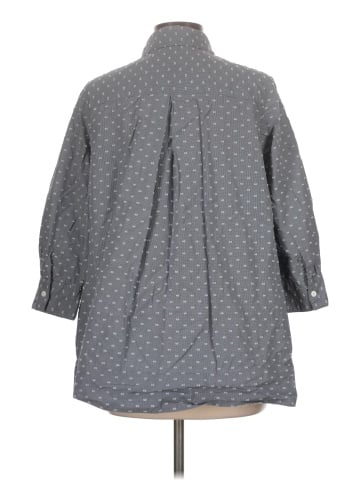 Sara Campbell 3/4 Sleeve Button-Down Shirt (view 2)