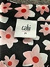 CAbi 100% Polyester Floral Pink Short Sleeve Blouse Size M - photo 4