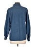 Shein Stars Blue Long Sleeve Blouse Size L - photo 2