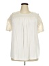 Torrid Ivory Short Sleeve Blouse Size 2X Plus (2) - photo 1