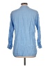 Zara Blue 3/4 Sleeve Button-Down Shirt Size L - photo 2
