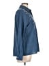 Shein Stars Blue Long Sleeve Blouse Size L - photo 4