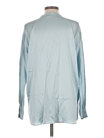 Vince. Long Sleeve Silk Top (view 2)