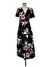 Express 100% Polyester Floral Black Casual Dress Size M - photo 1