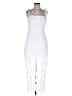 Atoir 100% Polyester Damask Floral Solid White Cocktail Dress Size 6 - photo 1