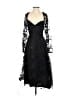 Lulus 100% Polyester Black Cocktail Dress Size L - photo 1
