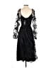 Lulus 100% Polyester Black Cocktail Dress Size L - photo 2