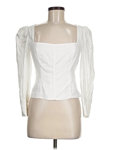 Reformation 3/4 Sleeve Blouse (view 1)