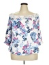 Elle 100% Polyester White 3/4 Sleeve Blouse Size XXL - photo 1