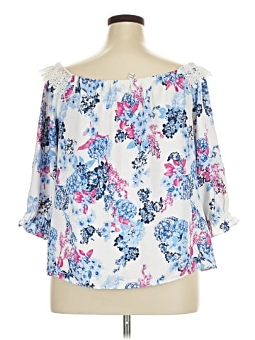 Elle 3/4 Sleeve Blouse (view 2)