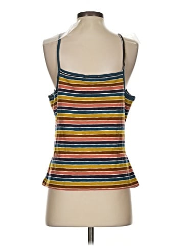 Madewell Wrap Cami Top in Stripe (view 2)