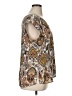 DR2 Brown Short Sleeve Blouse Size XL - photo 4