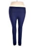 Just Strong Solid Blue Active Pants Size 3X - photo 1