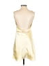 Lulus 100% Polyester Metallic Yellow Cocktail Dress Size L - photo 2