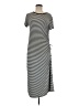 Gap Stripes Gray Casual Dress Size M - photo 1