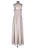 Azazie Solid Silver Cocktail Dress Size 12 - photo 2