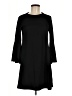 Bershka Solid Black Casual Dress Size M - photo 1