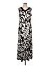 Chico's Animal Print Silver Casual Dress Size Lg (2) - photo 1