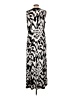 Chico's Animal Print Silver Casual Dress Size Lg (2) - photo 2