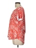 Style&Co 100% Polyester Red Short Sleeve Blouse Size L - photo 5