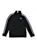 Adidas 100% Polyester Black Track Jacket Size 14 - photo 1