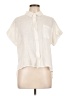 Gilli Ivory Short Sleeve Blouse Size L - photo 1