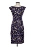 Connected Apparel Print Purple Cocktail Dress Size 4 (petite) - photo 2