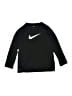 Nike 100% Polyester Black Long Sleeve T-Shirt Size S (kids) - photo 1