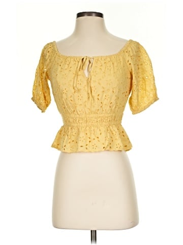 Abercrombie & Fitch Short Sleeve Blouse (view 1)