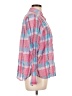J.Crew Plaid Pink Long Sleeve Button-Down Shirt Size 12 - photo 4