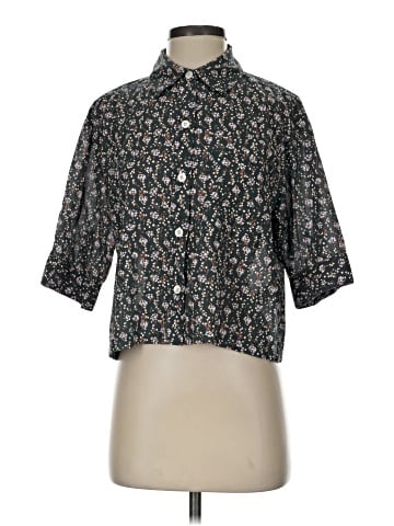 Lilla P 3/4 Sleeve Button-Down Shirt (view 1)