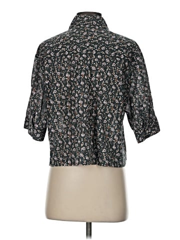Lilla P 3/4 Sleeve Button-Down Shirt (view 2)