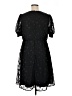 NY Collection 100% Polyester Black Casual Dress Size XL - photo 2