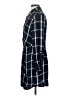 Dynamite 100% Rayon Plaid Blue Casual Dress Size S - photo 5