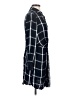 Dynamite 100% Rayon Plaid Blue Casual Dress Size S - photo 4