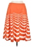 Boden Chevron-herringbone Orange Casual Skirt Size 6R - photo 1