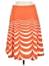 Boden Chevron-herringbone Orange Casual Skirt Size 6R - photo 2